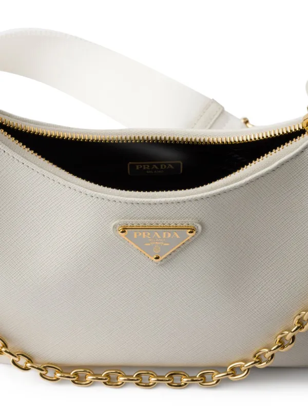 史上最も激安 Prada White | Bag Shoulder chain-strap 2005 Re-Edition ショルダーバッグ