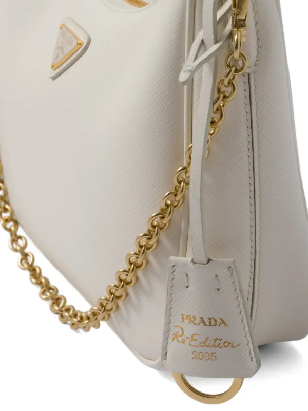 Prada Re-Edition 2005 Shoulder Bag | White | FARFETCH