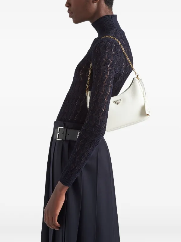 Prada Re-Edition 2005 Shoulder Bag | White | FARFETCH