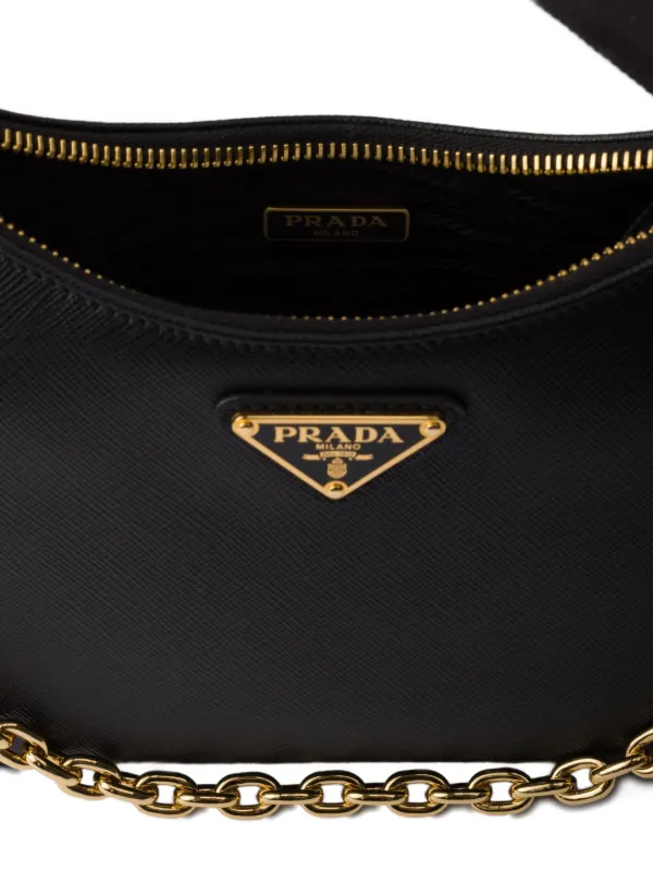 Prada Re-Edition ショルダーバッグ | ブラック | FARFETCH JP