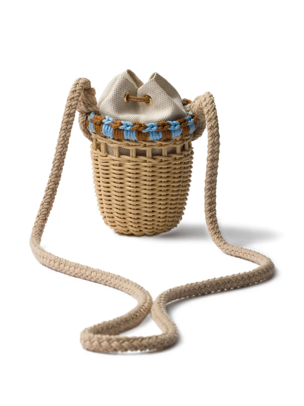 Prada wicker bucket bag | Bucket Bags | Image 2