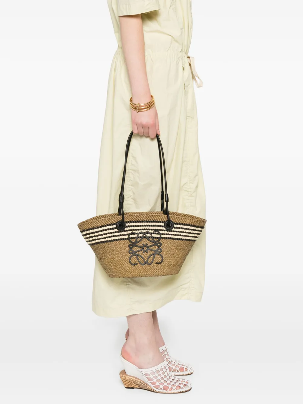 LOEWE Anagram kleine schoudertas - Groen