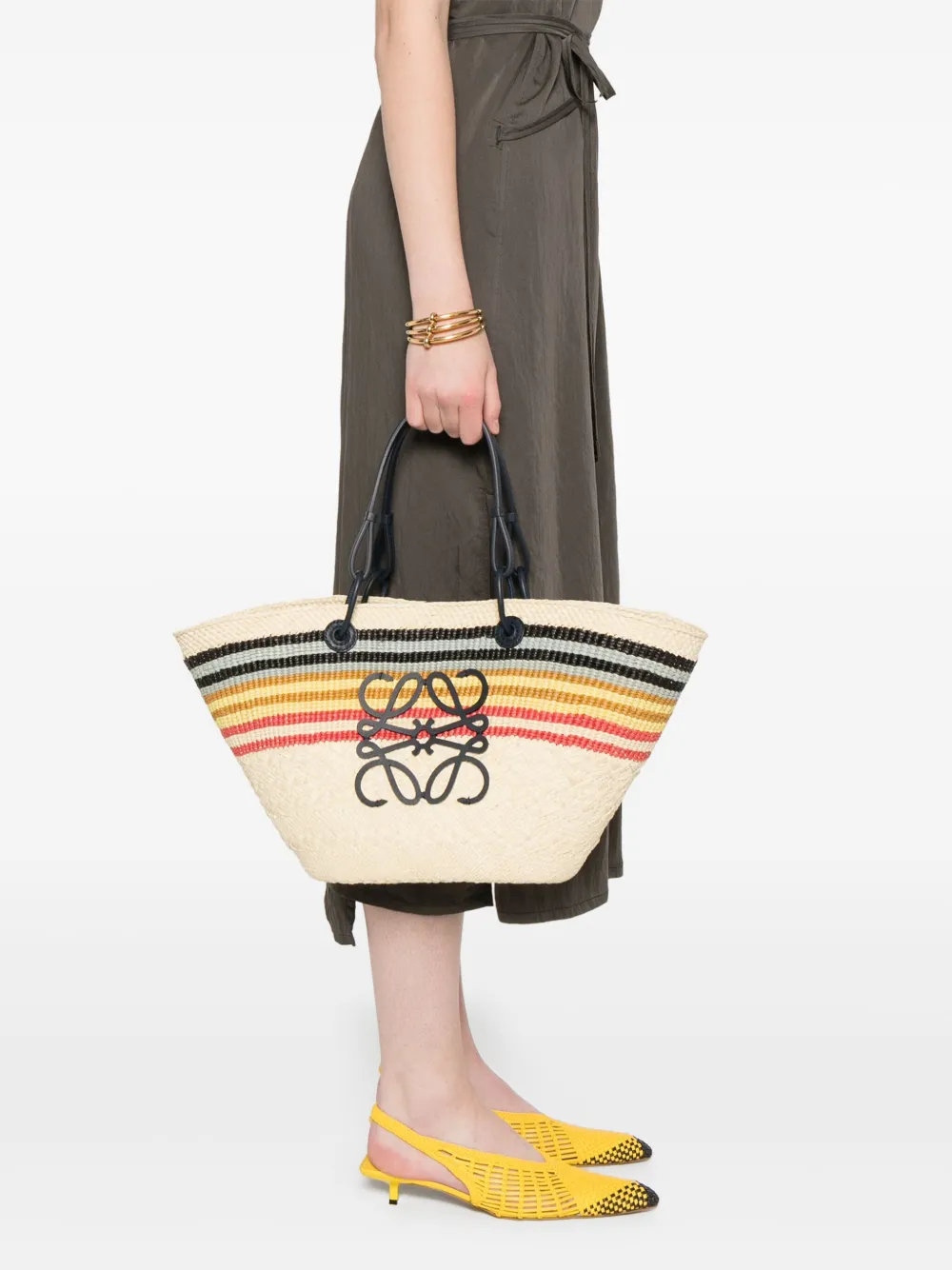 LOEWE Medium Anagram schoudertas - Beige