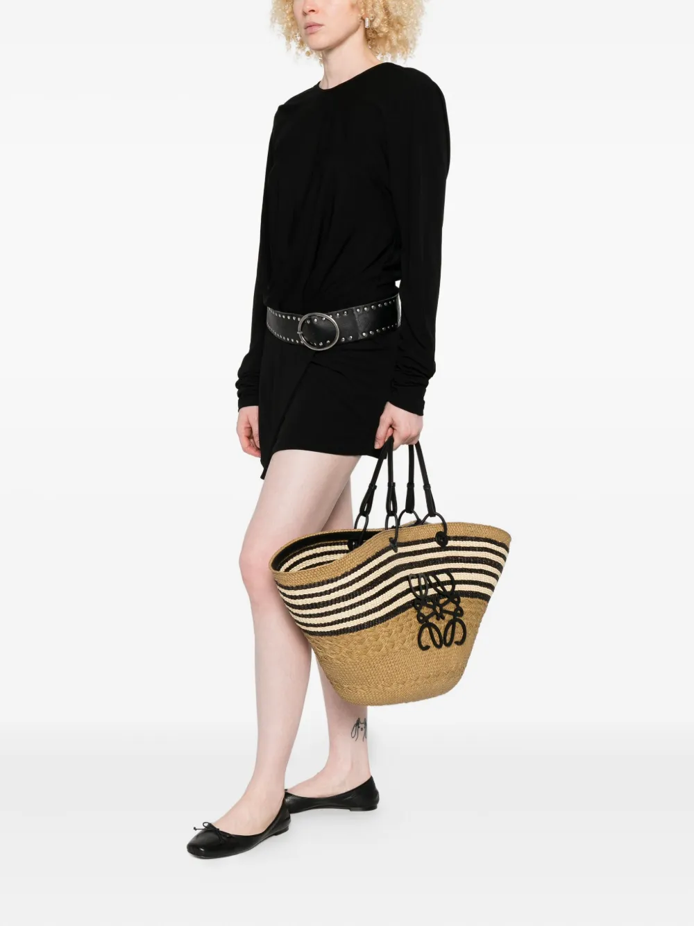 LOEWE Grote Anagram tas - Groen