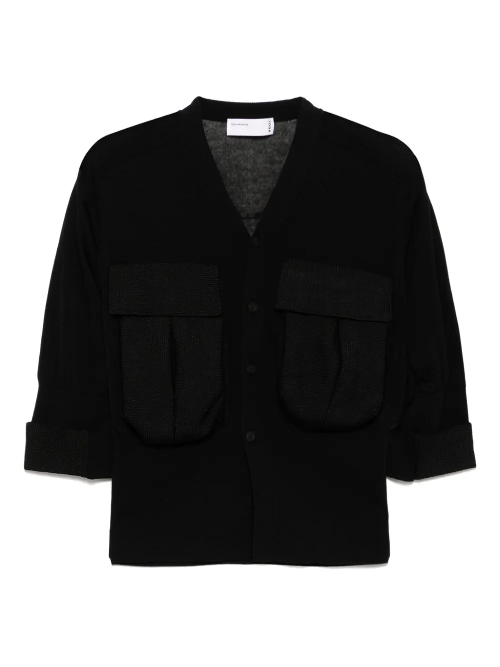 Toga button-up cardigan | Black | Image 1
