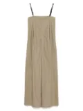 Toga twisted twill playsuit - Brown
