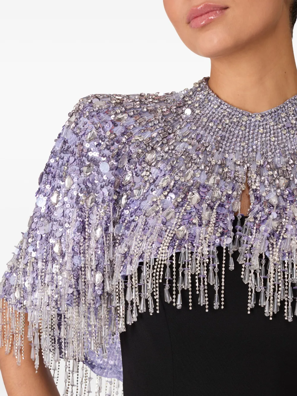 Jenny Packham Blouse met franje Paars
