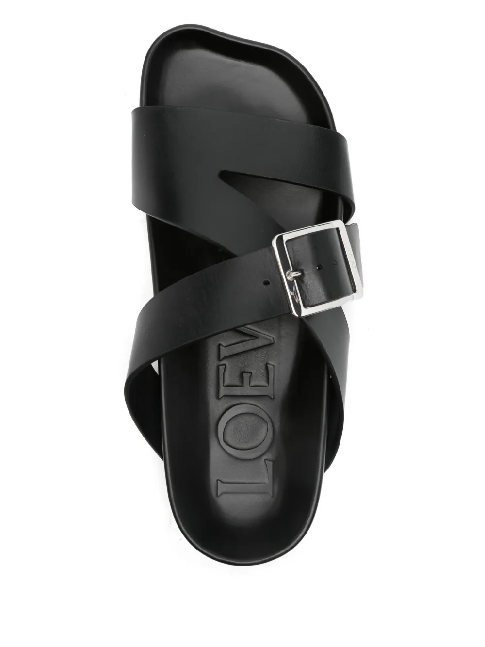 LOEWE Ease sandalen met gesp Zwart