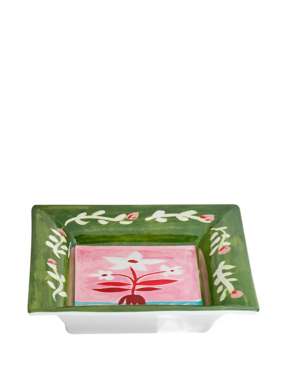 Bitossi Home Con Amore, Fiore Bianchi tray (17cm x 20cm) | Decorative Trays & Plates | Image 2