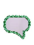 Seletti message-shaped pixelated mirror - Green