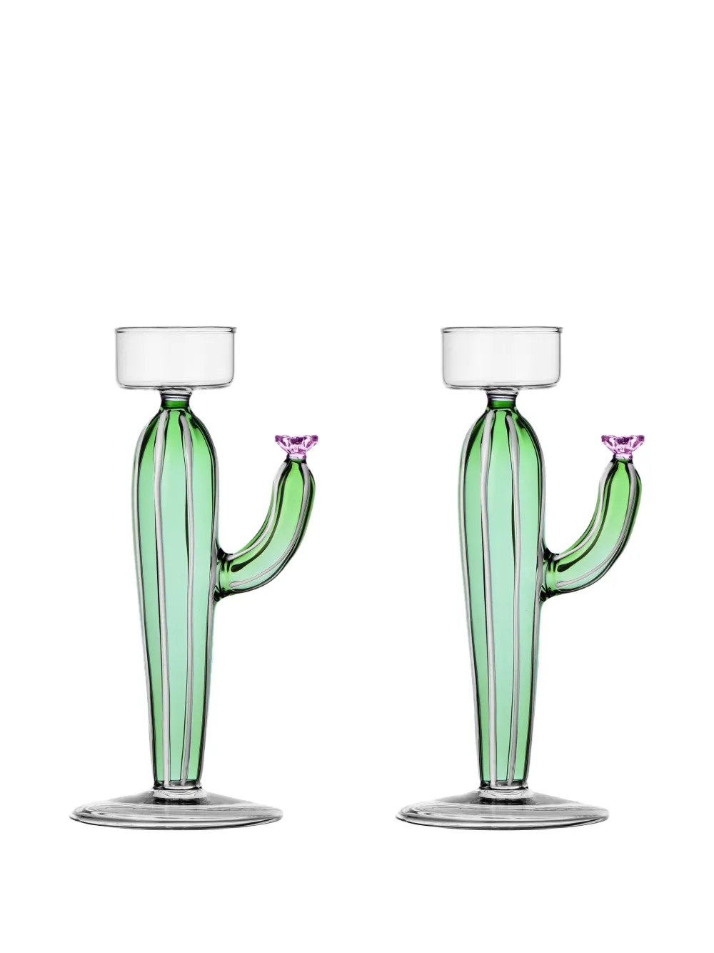 Ichendorf Milano Desert Plants Kerzenhalter (2er-Set) | Grün | Image 1