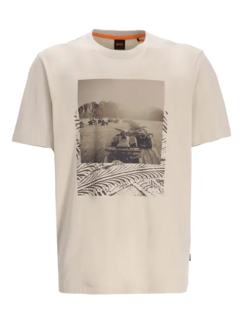 BOSS Dune Trace photo-print T-shirt