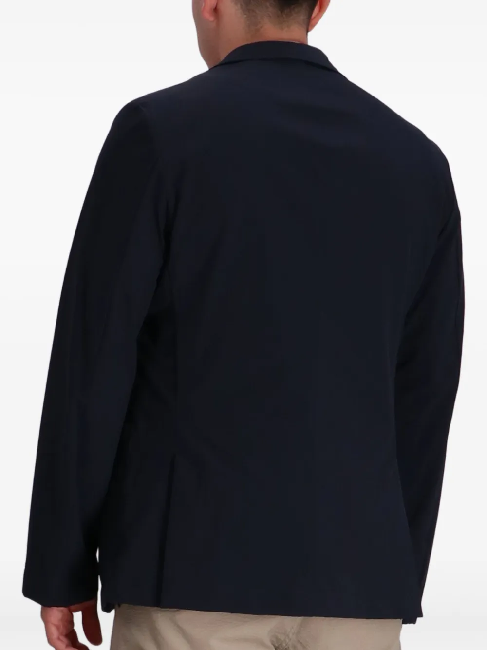 BOSS Blazer met enkele rij knopen Blauw