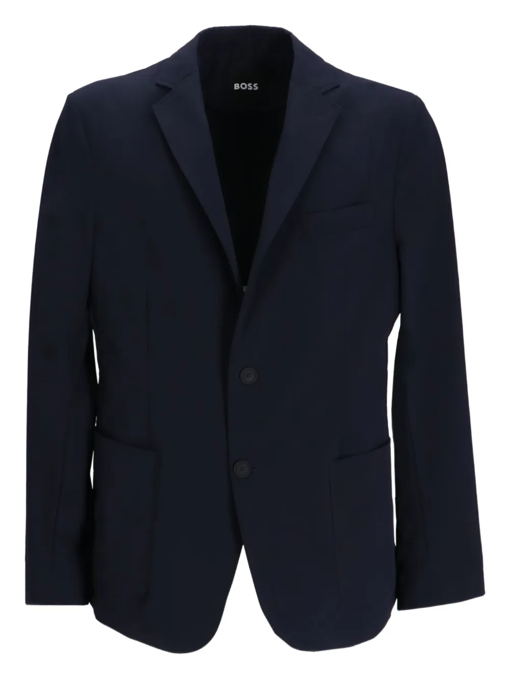 BOSS Blazer met enkele rij knopen Blauw