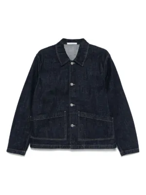 Comme Des Garçons Shirt denim-print Jacket | FARFETCH