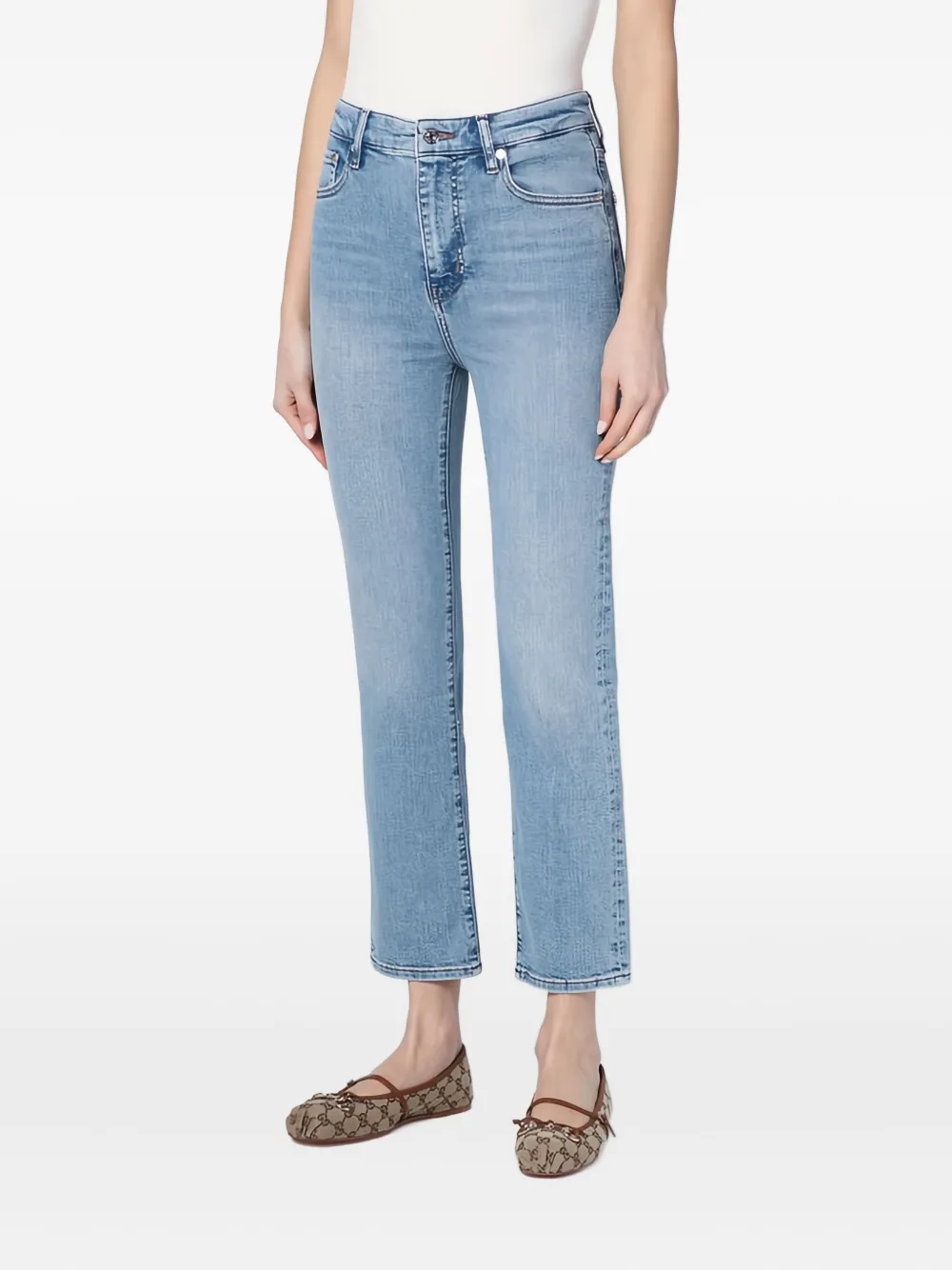 FRAME The Pencil jeans Blauw