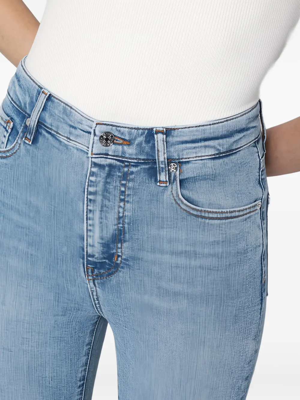 FRAME The Pencil jeans Blauw