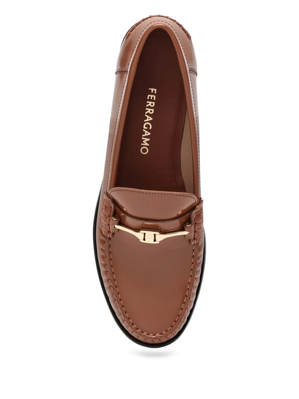 Ferragamo Harry leather loafers Brown