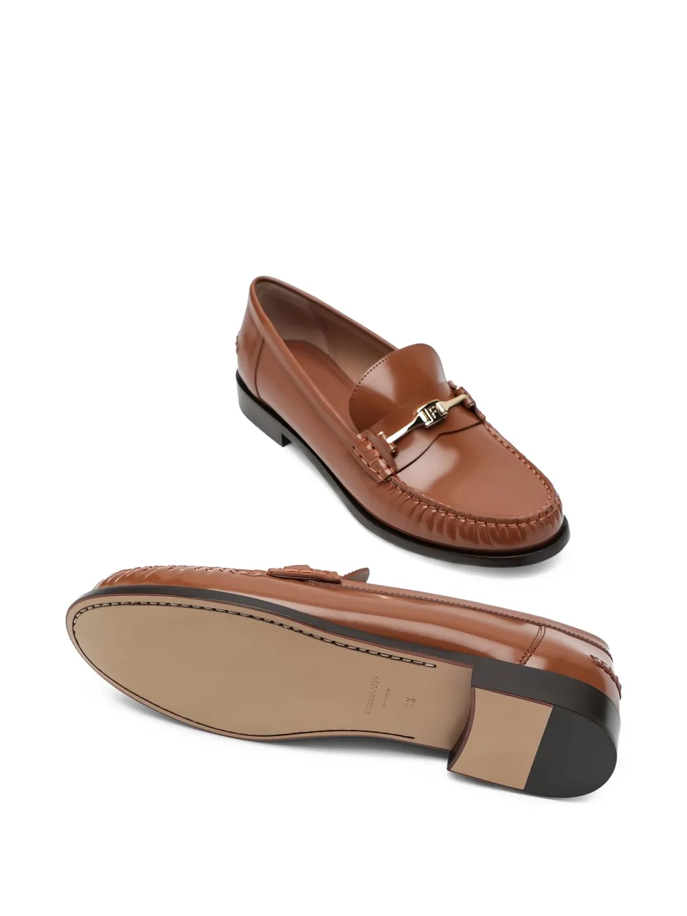 Ferragamo Harry leather loafers Brown