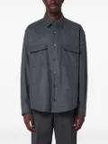 Xacus mélange-effect shirt - Grey