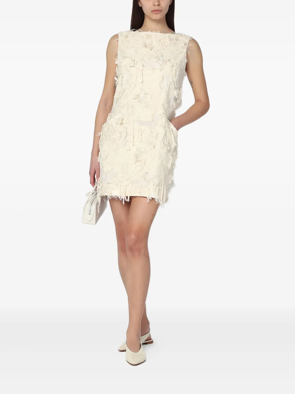 sleeveless mini dress