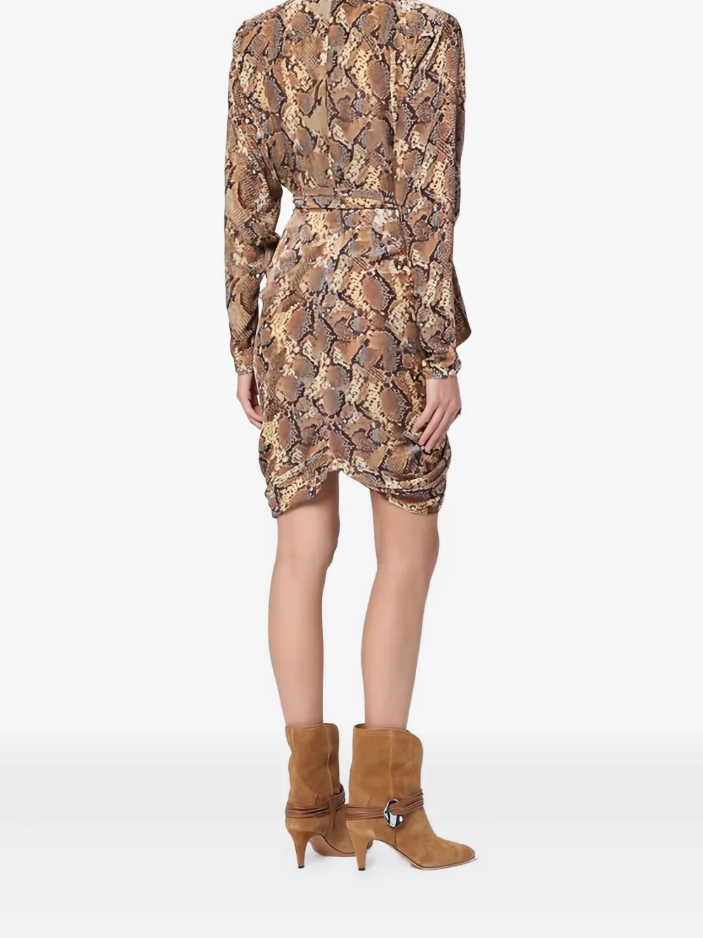 ISABEL MARANT Cleora mini-jurk Beige