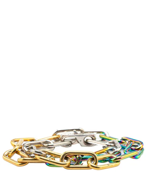 Louis Vuitton Pre-Owned 2020 Monogram Multicolor Collier Signature Chain Necklace costume necklace