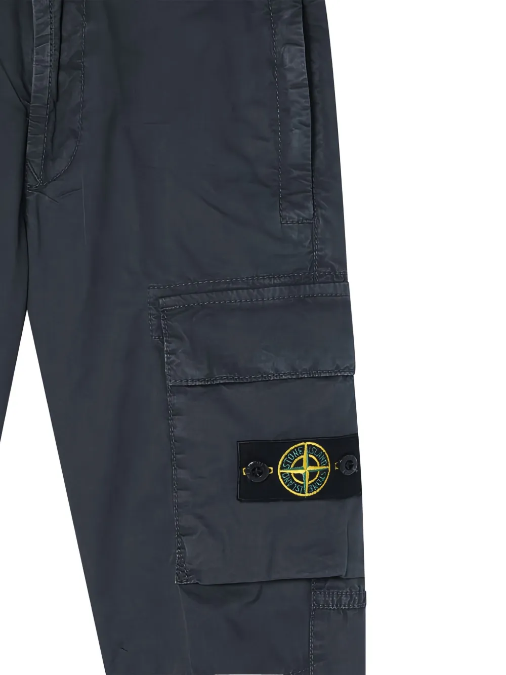 Stone Island Junior cargo-pocket trousers Grijs