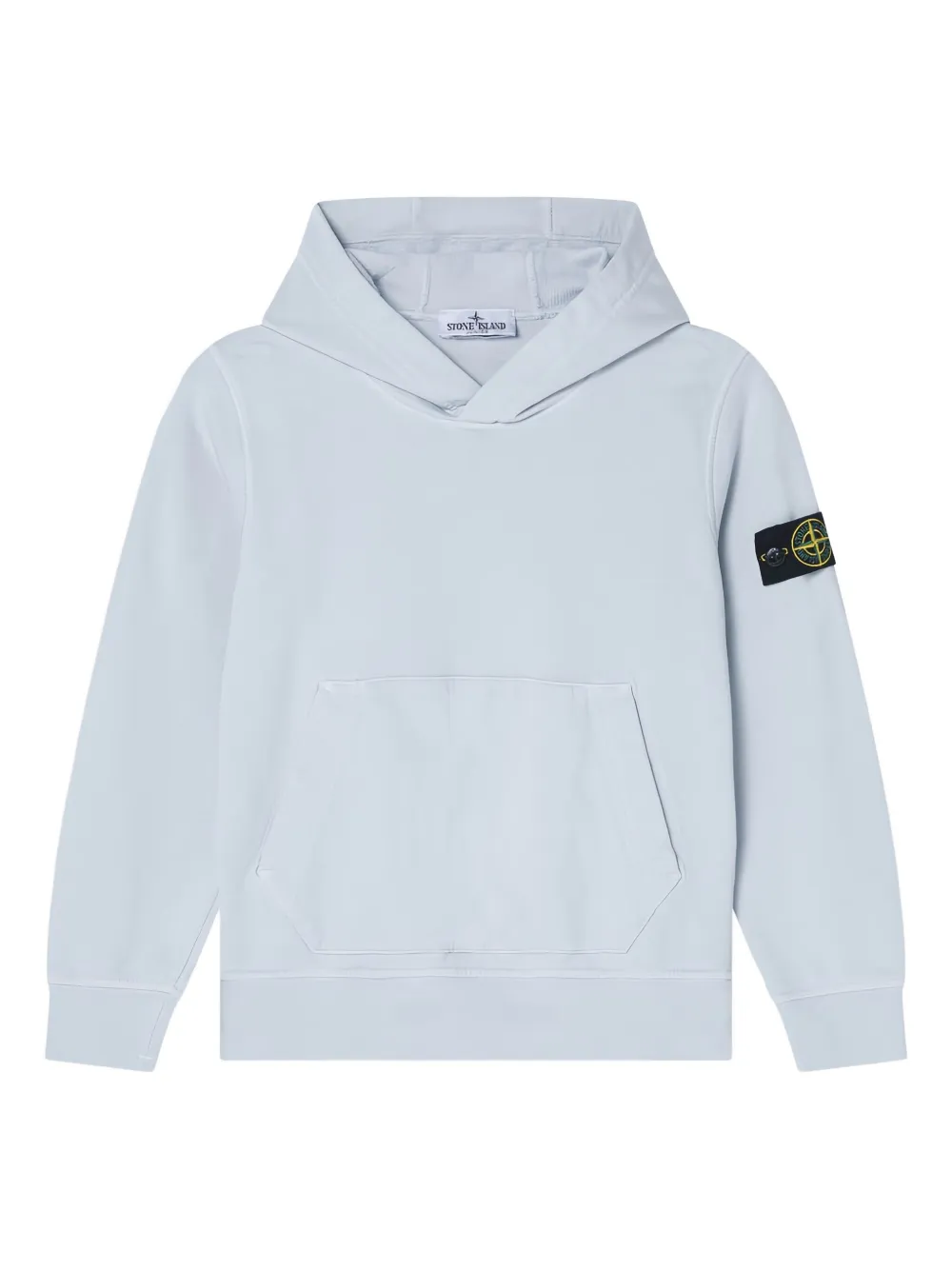 Stone Island Junior Hoodie met Compass-logopatch Blauw
