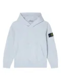 Stone Island Junior Compass-badge hoodie - Blue