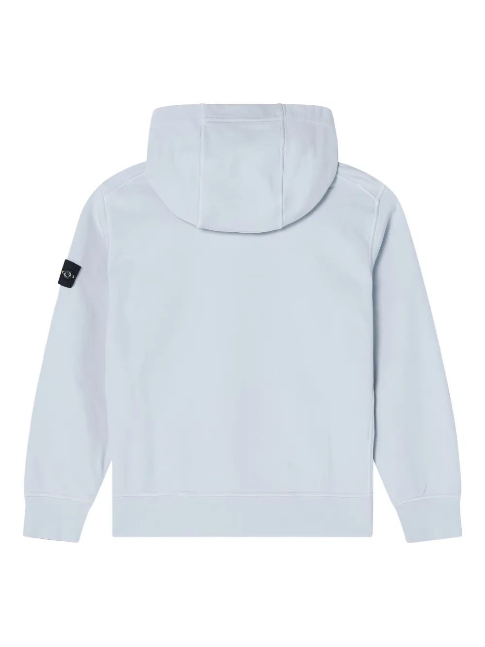 Stone Island Junior Hoodie met Compass-logopatch Blauw