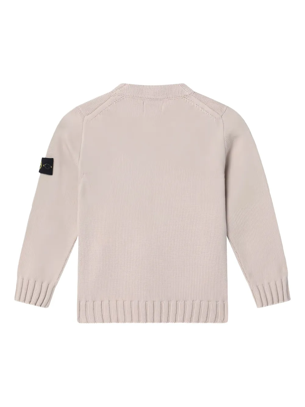 Stone Island Junior crew-neck patch sweater | Boys Knitwear | Image 2