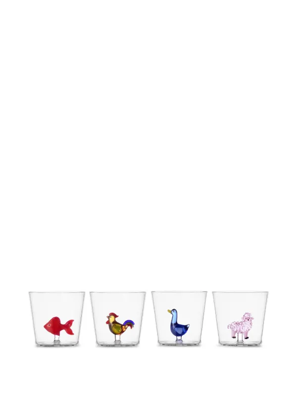Set 6 Bicchieri Acqua Animal Farm - ICHENDORF MILANO