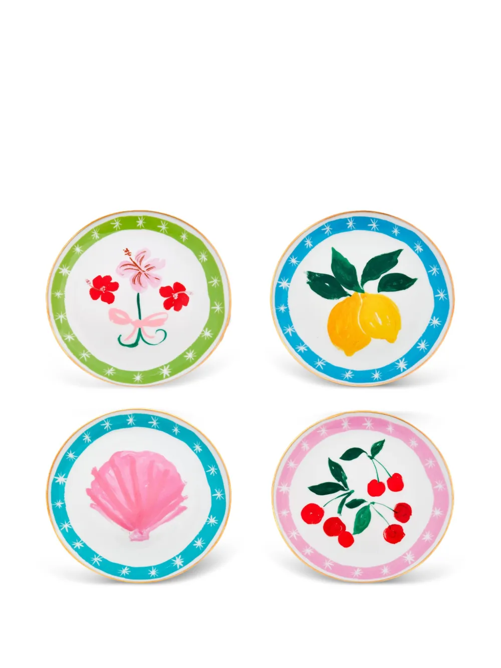 Bitossi Home Con Amore Seitenplatten (4er-Set) | Weiß | Image 1