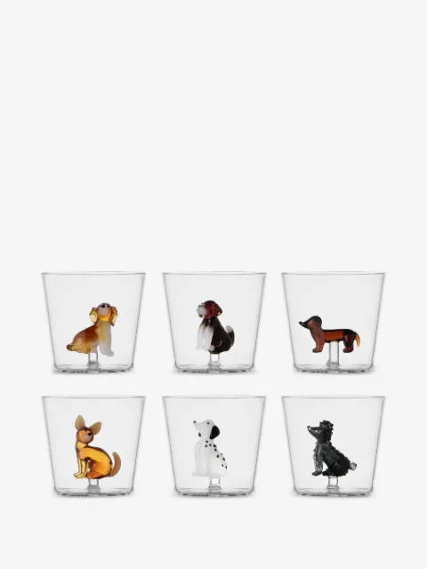 Ichendorf Milano set de seis vasos con motivo de perros