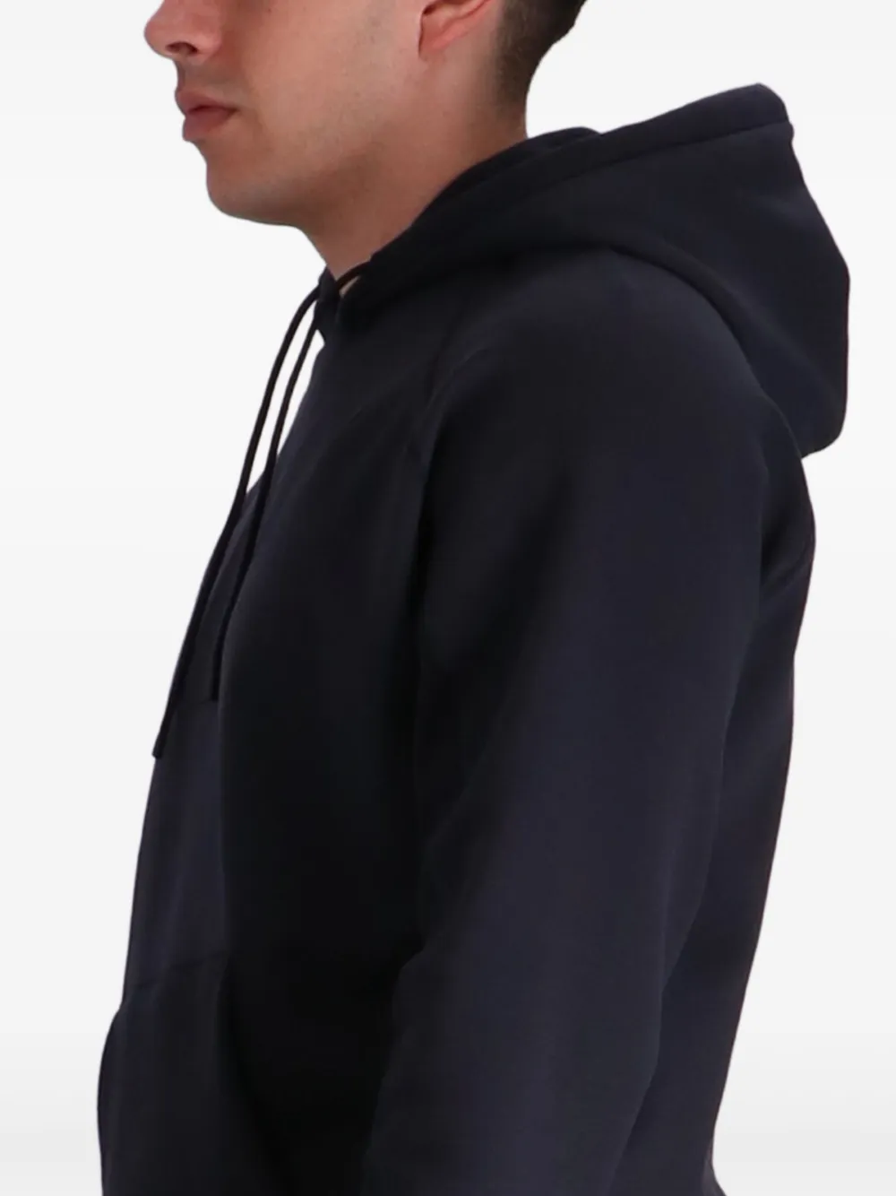 BOSS Hoodie met logopatch Blauw