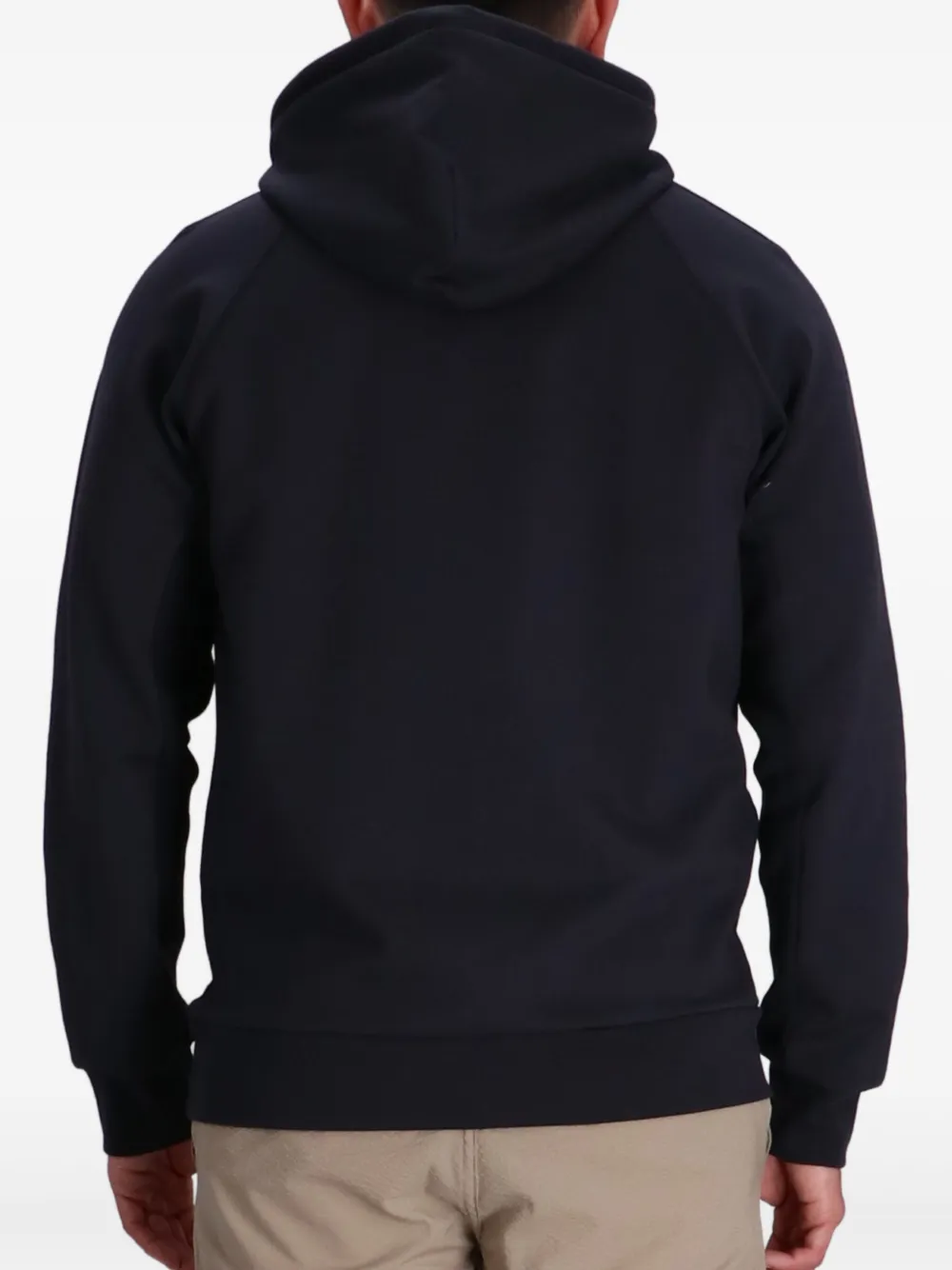 BOSS Hoodie met logopatch Blauw