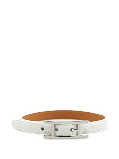 Hermès Pre-Owned 2007 Epsom Behapi Single Tour Bracelet costume bracelet