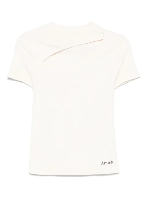 AMISH playera con abertura