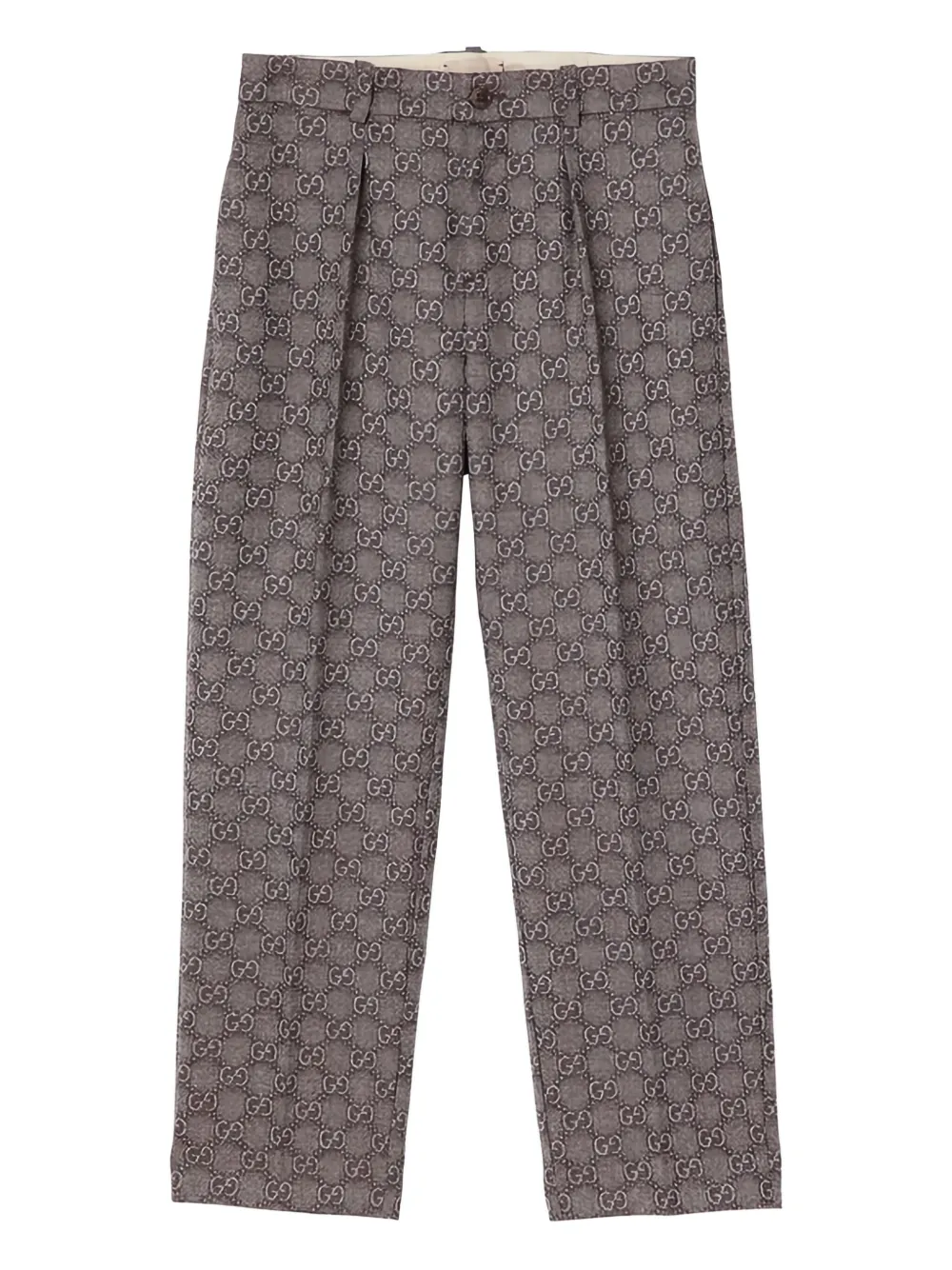 Gucci Kids Plooibroek met GG-patroon Bruin