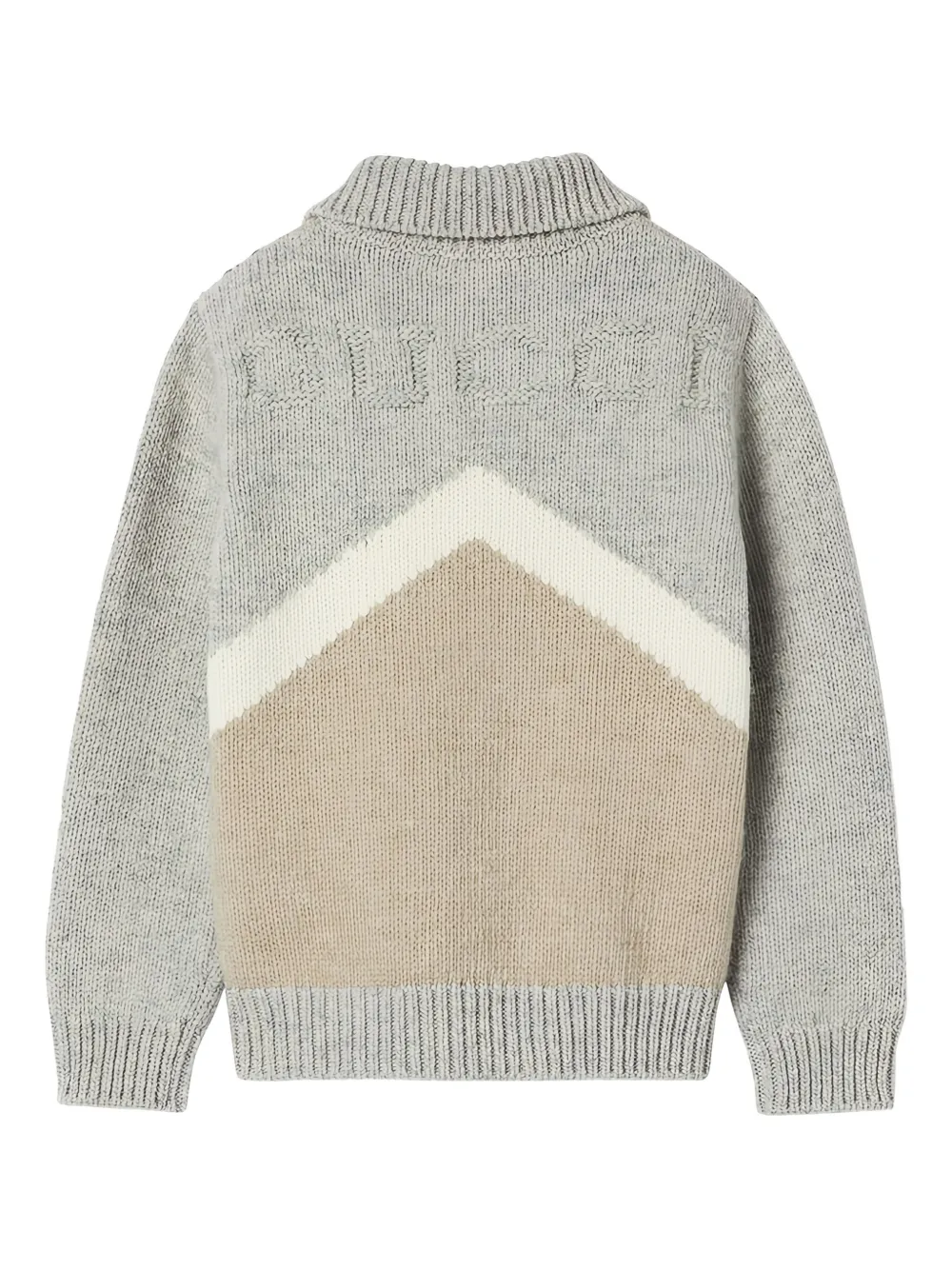 Gucci Kids Trui met argyle-patroon Grijs