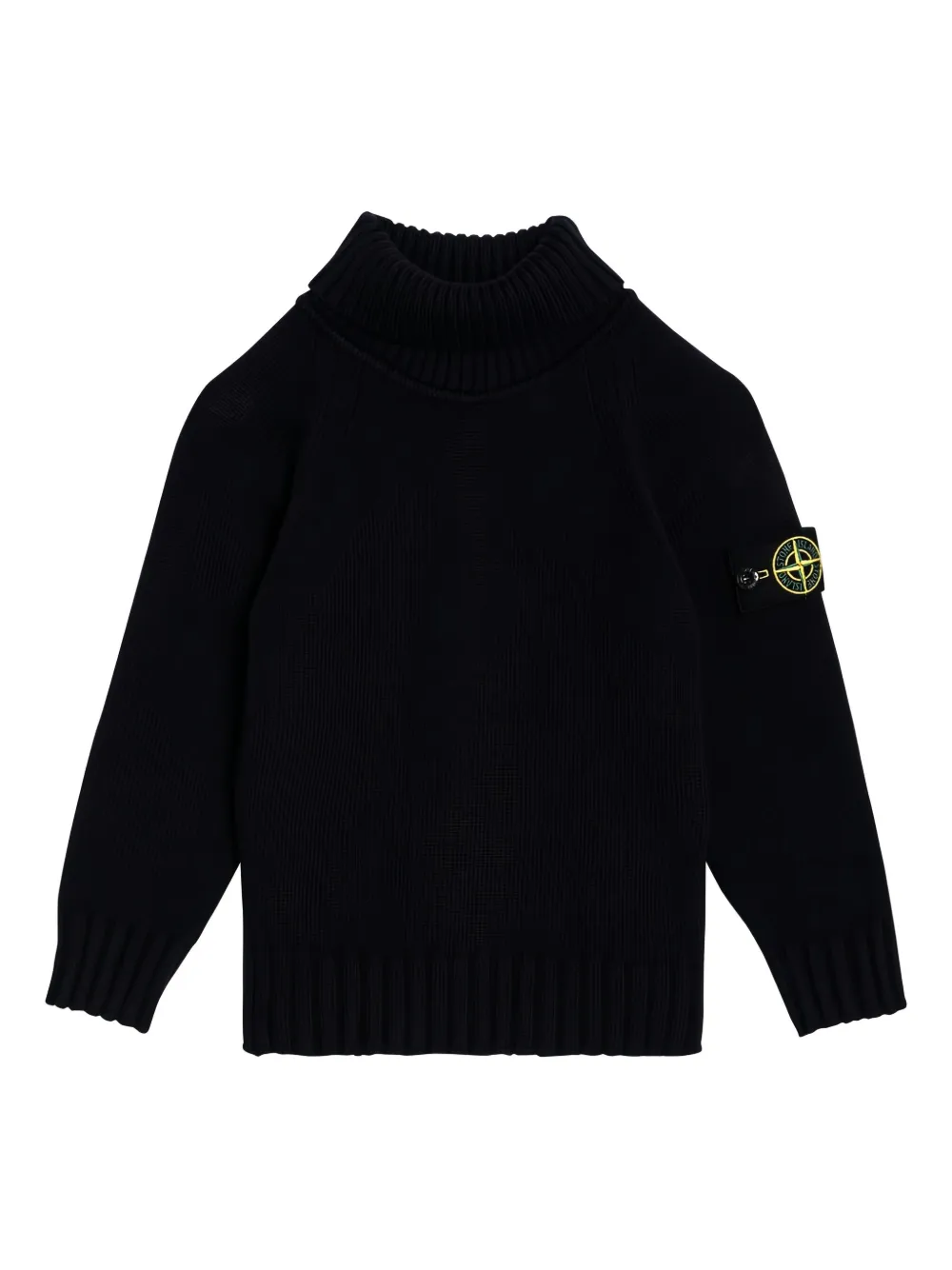 Stone Island Junior Coltrui met opgestikte zak Zwart