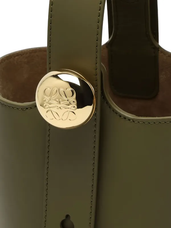 LOEWE Pebble Bucket Bag | Green | FARFETCH