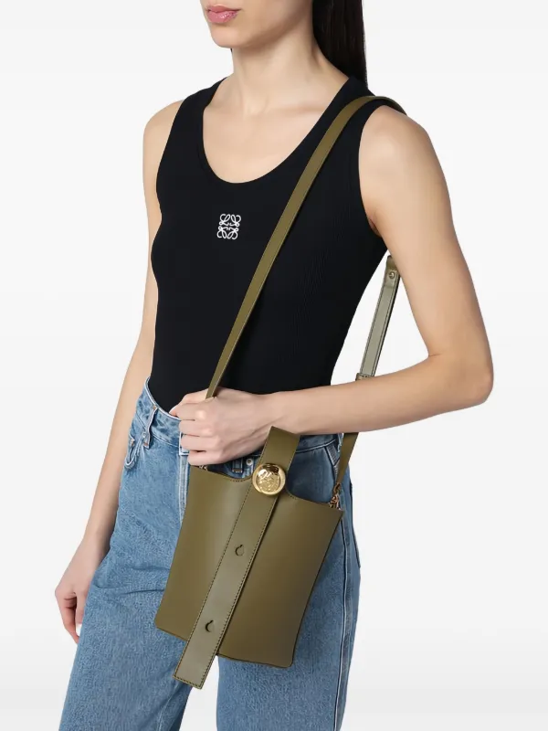 LOEWE Pebble Bucket Bag | Green | FARFETCH