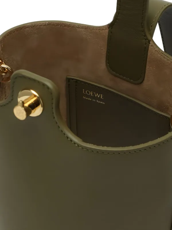LOEWE Pebble Bucket Bag | Green | FARFETCH