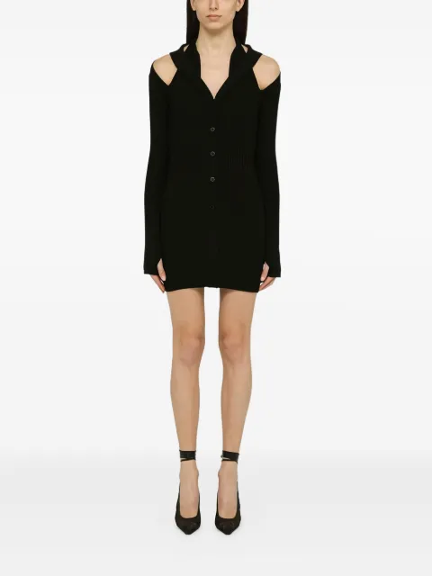 ANDREĀDAMO cut-out mini dress