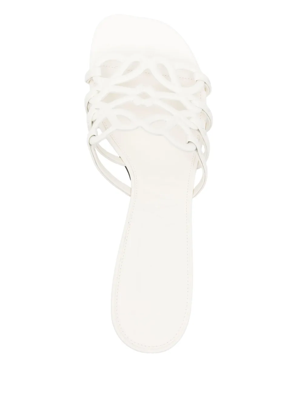 LOEWE 50 mm Petal Anagram muiltjes Wit