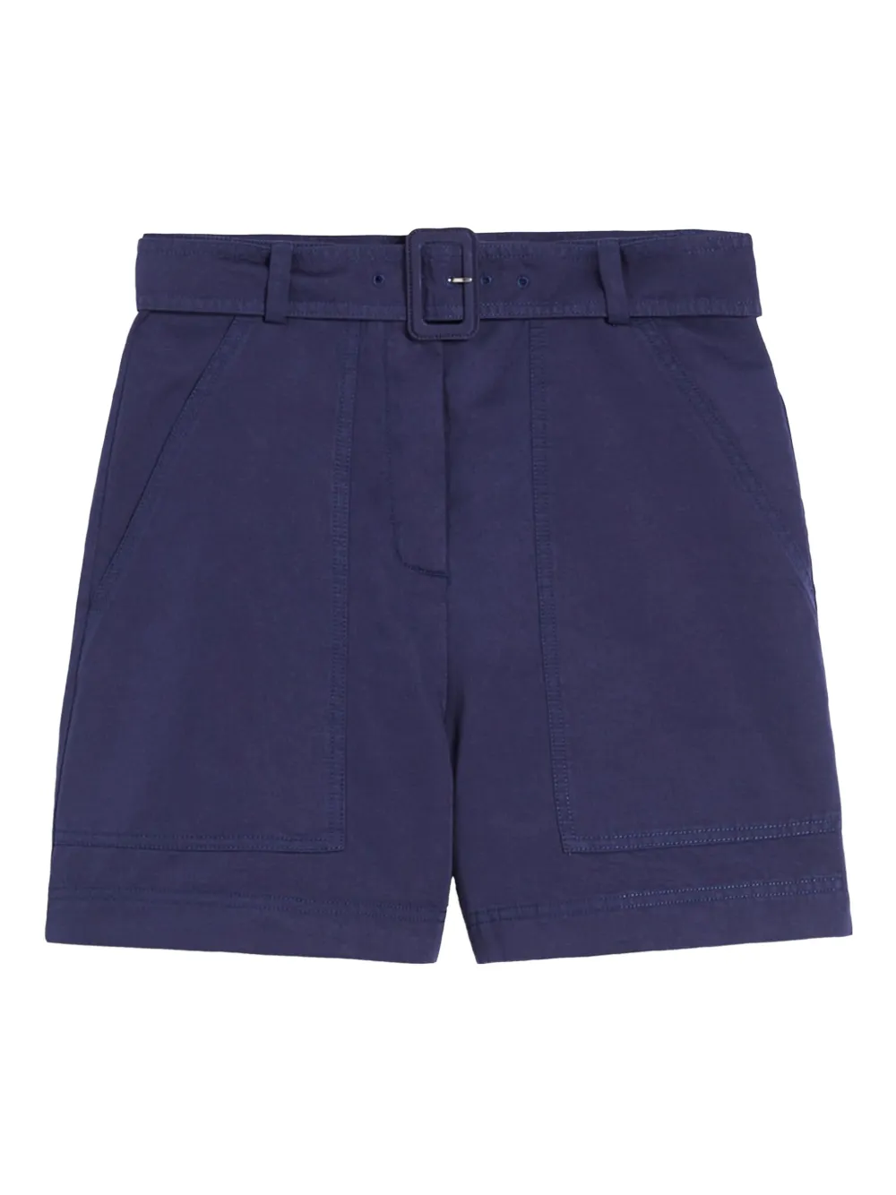 Weekend Max Mara Bermuda sartoriali con cintura - Blu