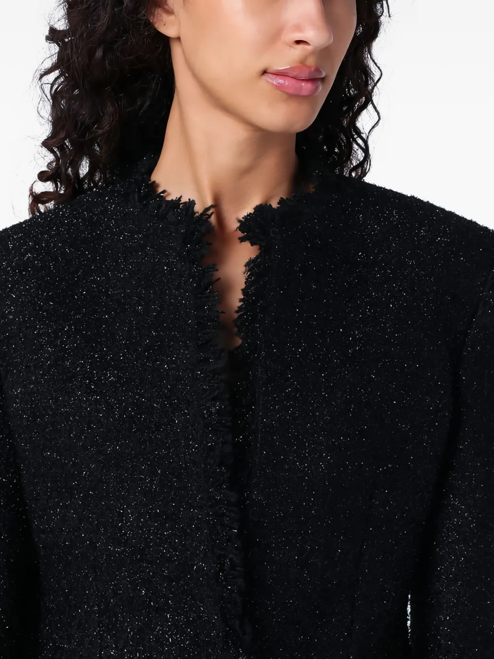 Givenchy Lurex blazer Zwart