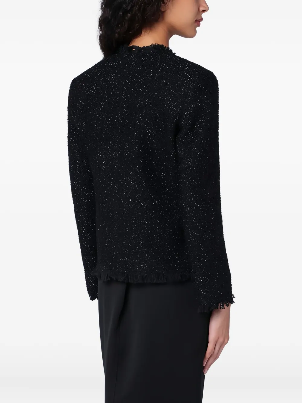 Givenchy Lurex blazer Zwart